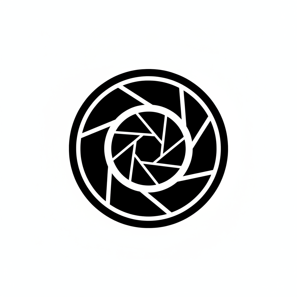 camera object icon black